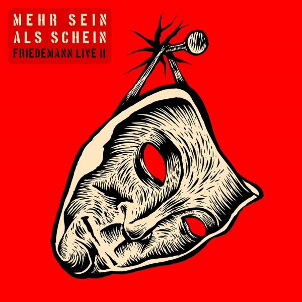 Artwork for Friedemann´s new LIVE album 