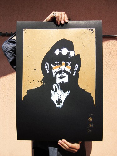 LEMMY GERONIMO, Screenprint, 2017