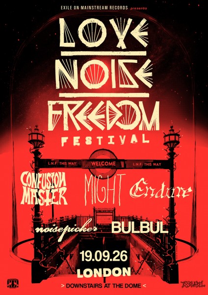 LOVE! NOISE! FREEDOM! in the UK!